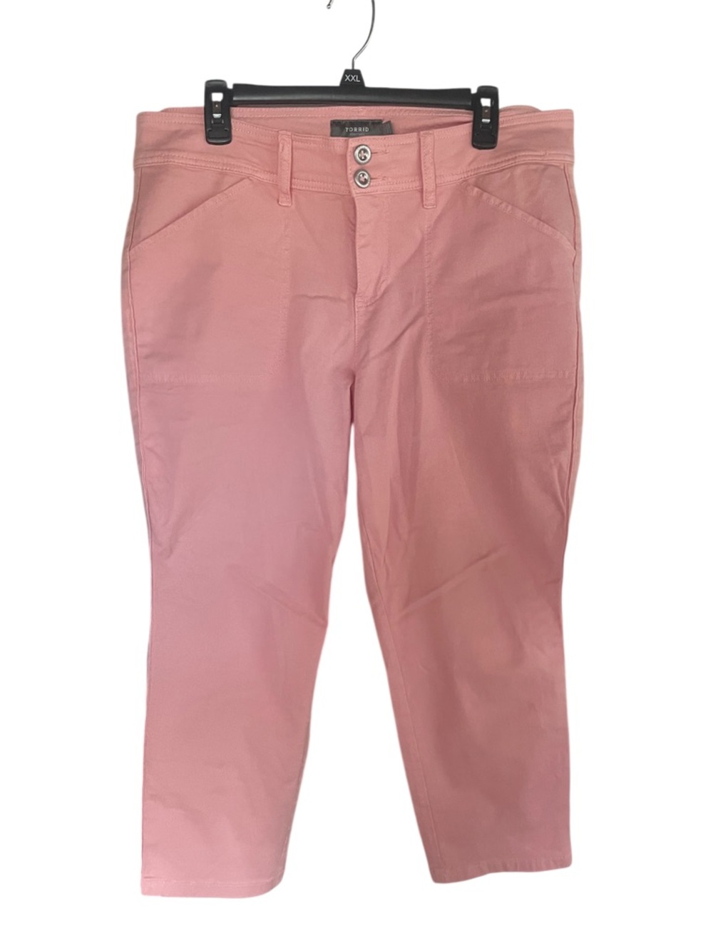 torrid Pink Cropped Stretch Jeans